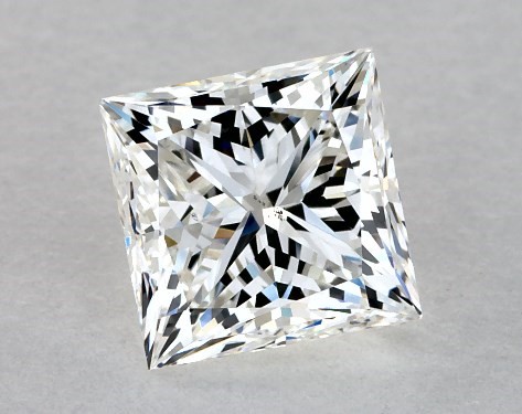 GIA 1.50 Carat H-VS2 Very Good Cut Princess Diamond