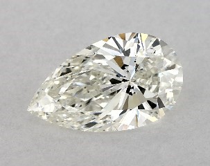 1.00 Carat G-VS2 Pear Shaped Diamond