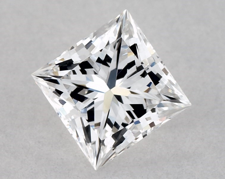 0.44 carat princess diamond, E VVS2
