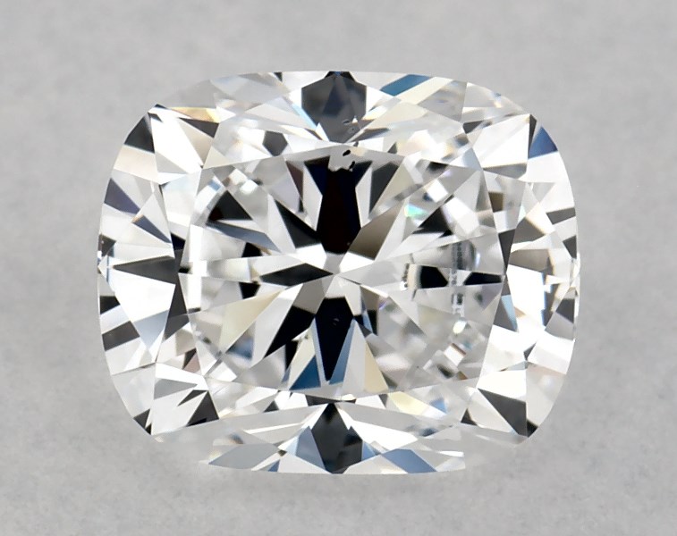 0.79 carat cushion diamond, F VS2