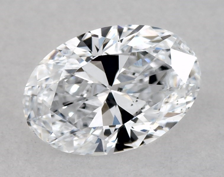 0.43 carat oval diamond, D VS2