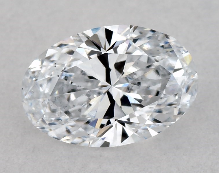 0.43 carat oval diamond, D VS2