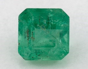 This 0.95 Emerald Green Emerald is sold exclusively by Blue Nile 