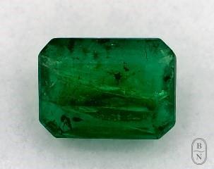 This 0.96 Emerald Green Emerald is sold exclusively by Blue Nile 