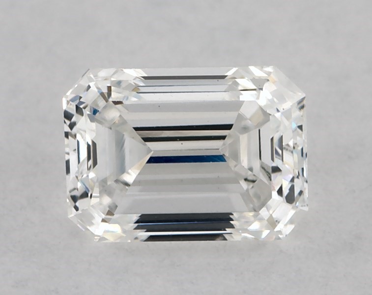 0.44 carat emerald diamond, F VS1