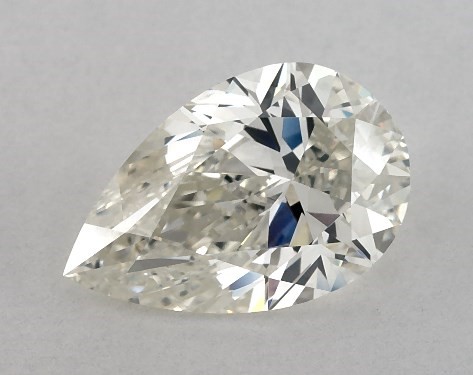 GIA 2.00 Carat J-SI1 Pear Shaped Diamond