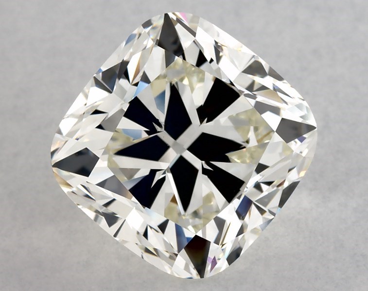 4.18 carat cushion diamond, J VS2