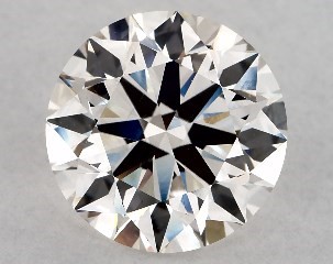 This 4.01 carat  round diamond I color si1 clarity has Excellent proportions and a diamond grading report from GIA
