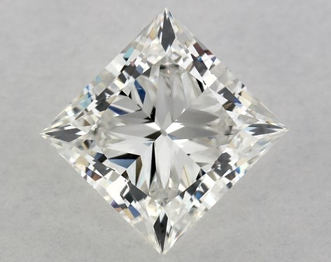 GIA 1.01 Carat H-VS1 Ideal Cut Princess Diamond