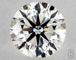 This 1.01 carat  round diamond I color vs2 clarity has Good proportions and a diamond grading report from GIA
