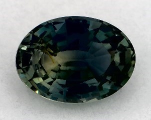 1.08 carat Oval Natural Green Sapphire