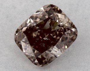 0.29 Carat Fancy Brown-VS2 Cushion Cut Diamond