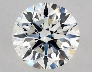 1.00 Carat H-SI1 Very Good Cut Round Diamond