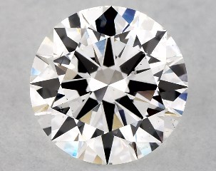 1.08 Carat E-VS2 Excellent Cut Round Diamond