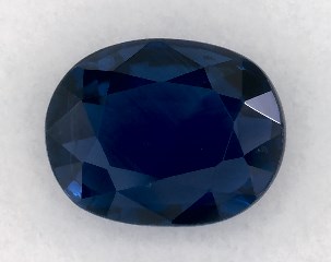 This 0.77 Oval Blue Sapphire is sold exclusively by Blue Nile 