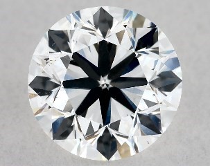 This 1.02 carat  round diamond F color si1 clarity has Very Good proportions and a diamond grading report from GIA