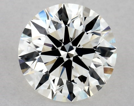 Petite Solitaire Engagement Ring in Platinum 1.10 Carat H-VS1 Excellent Cut Round Diamond