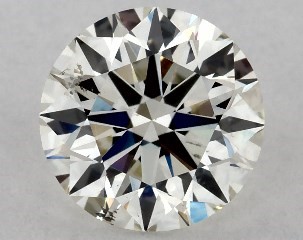 1.02 Carat I-SI1 Excellent Cut Round Diamond
