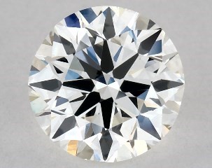 This 0.75 carat  round diamond I color vs2 clarity has Very Good proportions and a diamond grading report from GIA