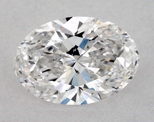 Lab-Created 1.06 Carat E-VS1 Oval Cut Diamond