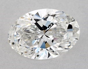 Lab-Created 1.07 Carat E-VS1 Oval Cut Diamond