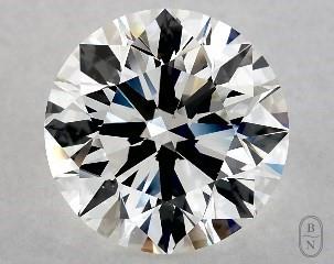 This 4.12 carat  round diamond I color vs2 clarity has Excellent proportions and a diamond grading report from GIA