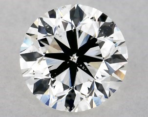 This 1 carat  round diamond I color si1 clarity has Very Good proportions and a diamond grading report from GIA