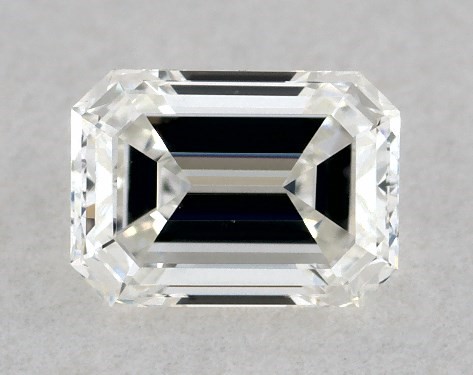 GIA 0.27 Carat H-VS1 Emerald Cut Diamond