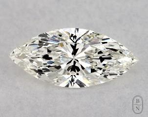 This marquise cut 1.01 carat I color si1 clarity has a diamond grading report from GIA