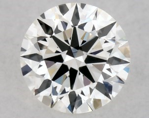 0.23 Carat I-VVS2 Excellent Cut Round Diamond