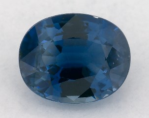 0.93 carat Oval Natural Blue Sapphire