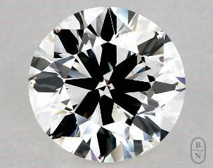 This 1.5 carat  round diamond I color si1 clarity has Very Good proportions and a diamond grading report from GIA