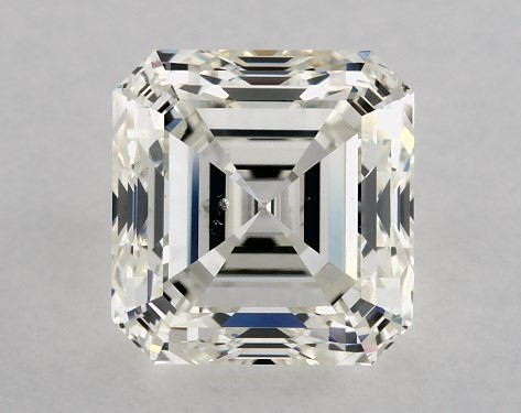 GIA 2.00 Carat K-SI1 Very Good Cut Asscher Diamond