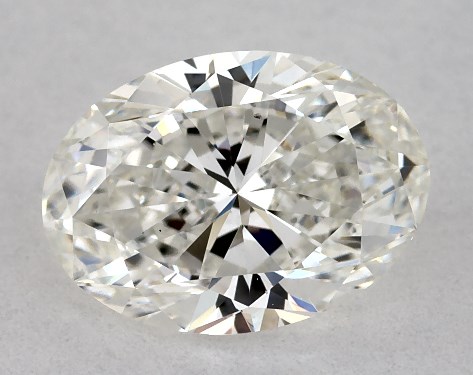 GIA 1.00 Carat H-VS2 Oval Cut Diamond