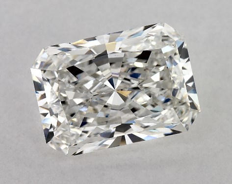 Lab-Created 4.01 Carat G-VS2 Radiant Cut Diamond