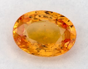 0.86 carat Oval Natural Yellow Sapphire
