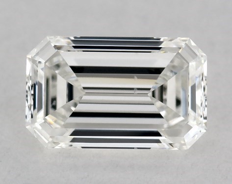 GIA 0.36 Carat F-VS1 Good Cut Emerald Natural Diamond
