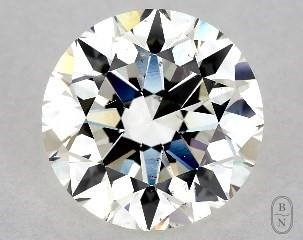 This 4.5 carat  round diamond I color si1 clarity has Excellent proportions and a diamond grading report from GIA