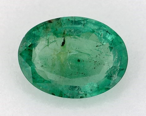 2.50 Carat Oval Natural Green Emerald