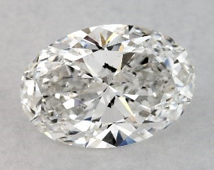 Lab-Created 1.01 Carat F-VS2 Oval Cut Diamond