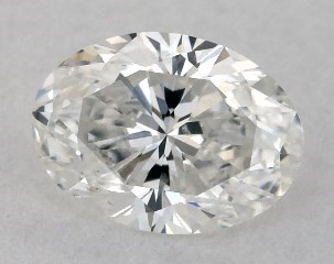 0.31 Carat F-SI2 Oval Cut Diamond