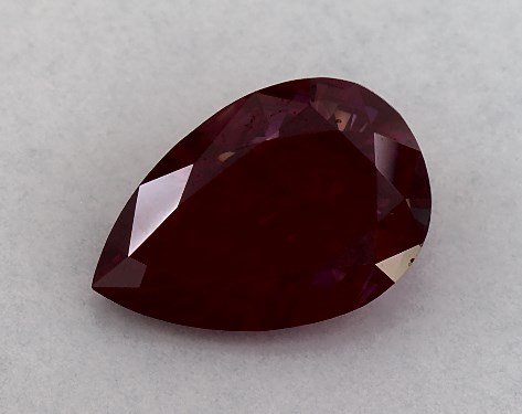 IGI 1.02 Carat Fancy Vivid Yellow-VVS1 Pear Shaped Lab-Grown Diamond