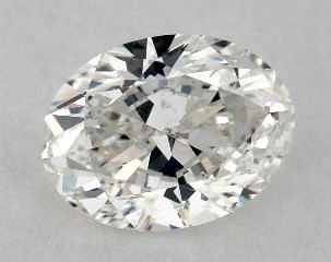 1.00 Carat H-SI1 Oval Cut Diamond