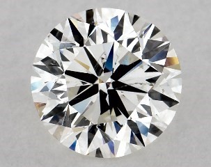 1.00 Carat H-SI1 Very Good Cut Round Diamond