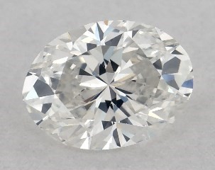 0.35 Carat F-SI1 Oval Cut Diamond