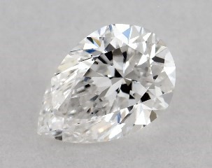 0.30 Carat F-SI1 Pear Shaped Diamond