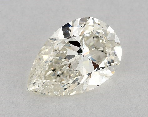 GIA 2.00 Carat K-SI2 Ideal Cut Pear Diamond