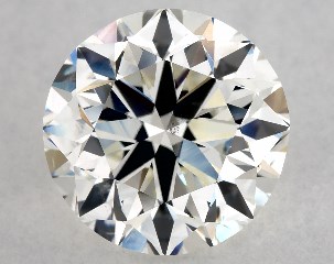 This 2 carat  round diamond I color si1 clarity has Very Good proportions and a diamond grading report from GIA