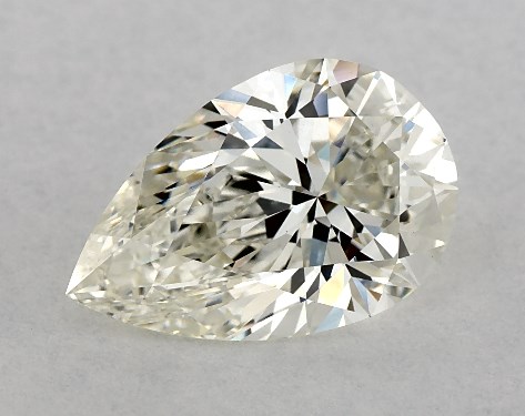 GIA 2.01 Carat J-VS1 Ideal Cut Pear Lab-Grown Diamond