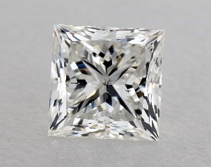 1.00 Carat H-SI1 Princess Cut Diamond